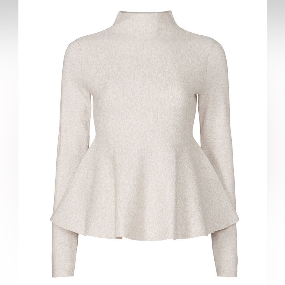 Club Monaco Oat Milano Peplum Sweater